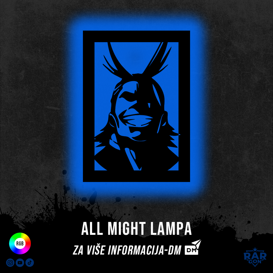 ALL MIGHT LAMPA