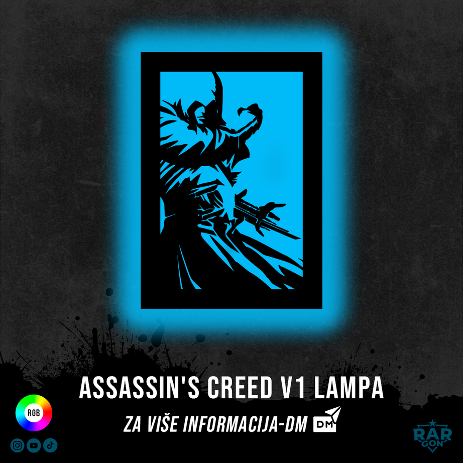 ASSASSIN'S CREED V1 LAMPA
