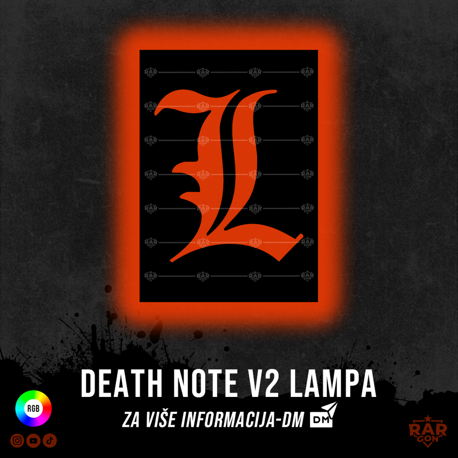 DEATH NOTE V2 LAMPA
