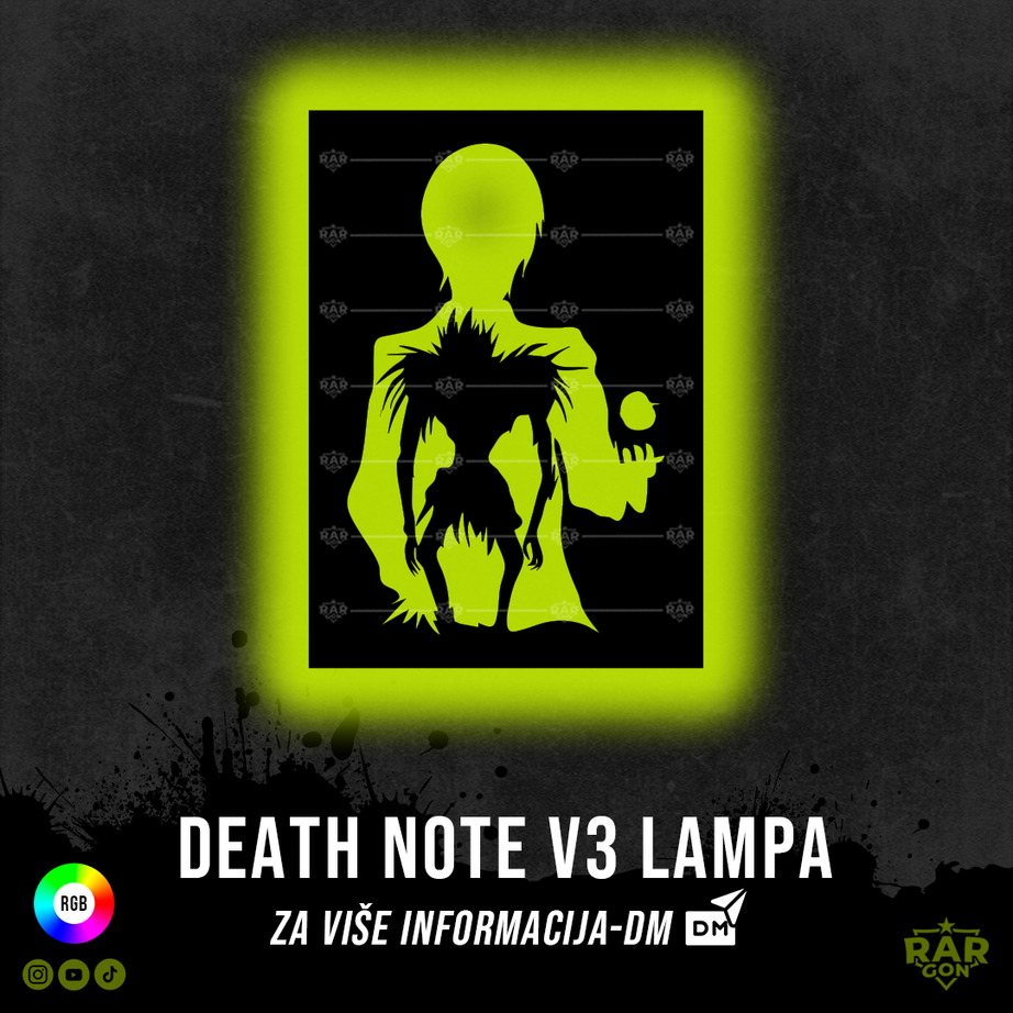 DEATH NOTE V3 LAMPA