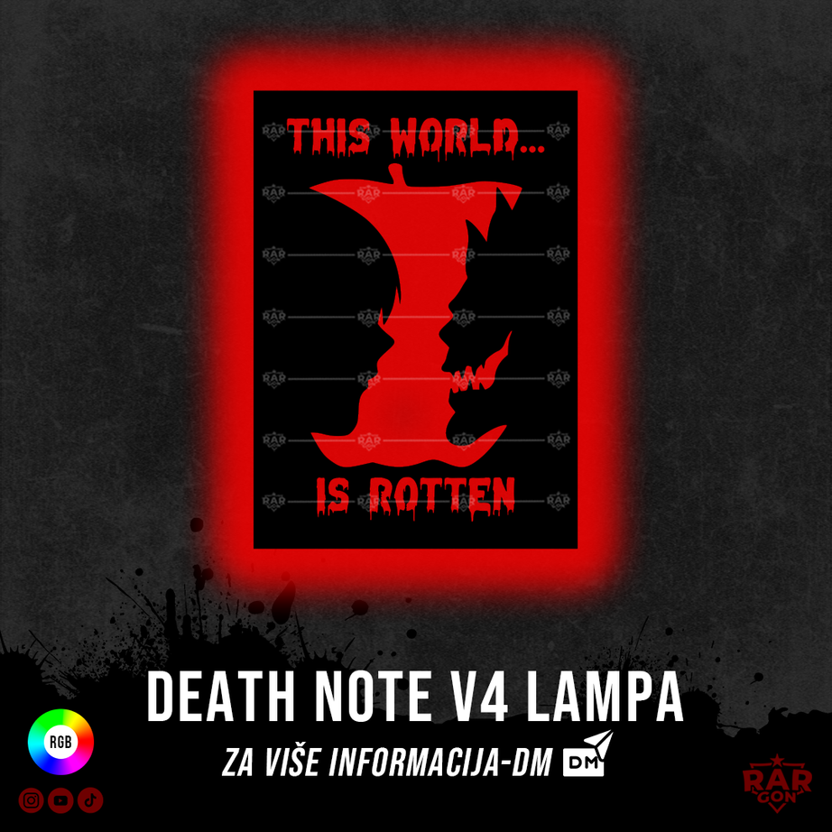 DEATH NOTE V4 LAMPA