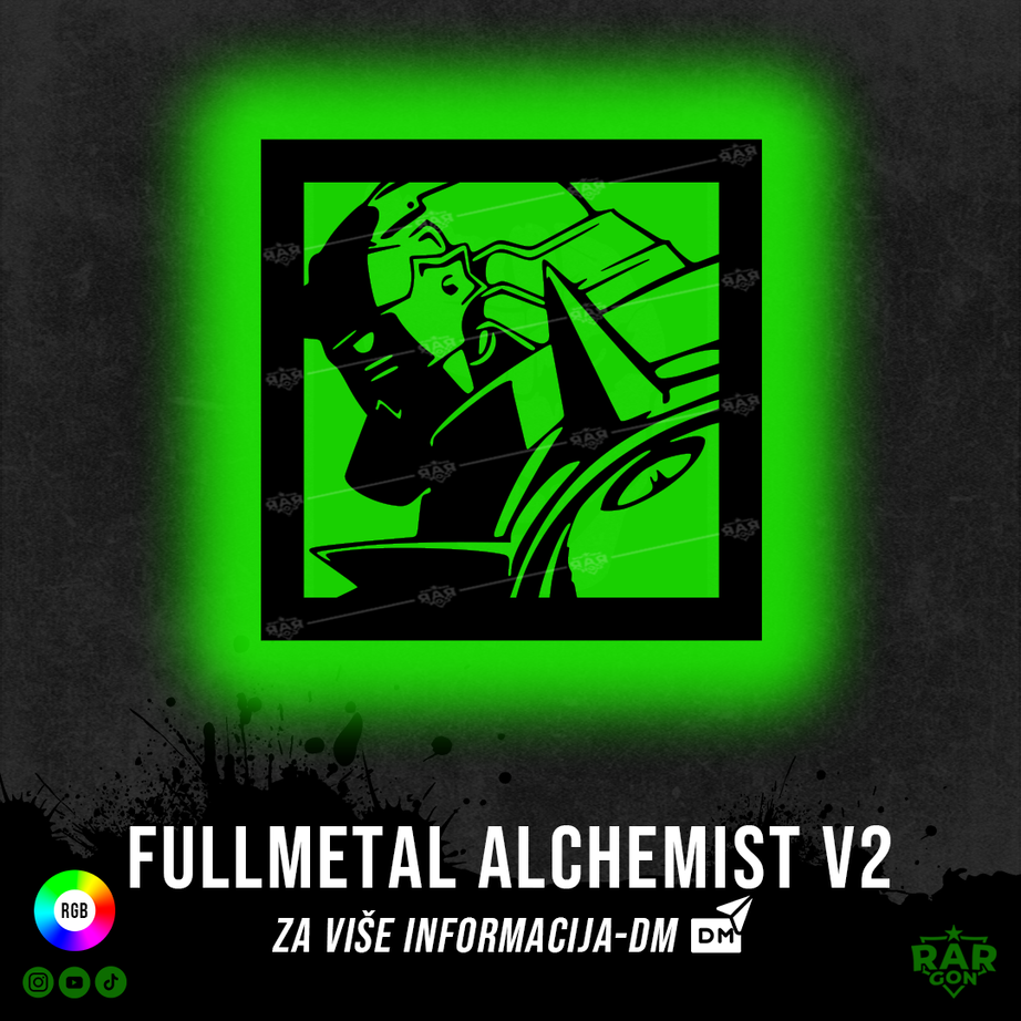 FULLMETAL ALCHEMIST V2 LAMPA