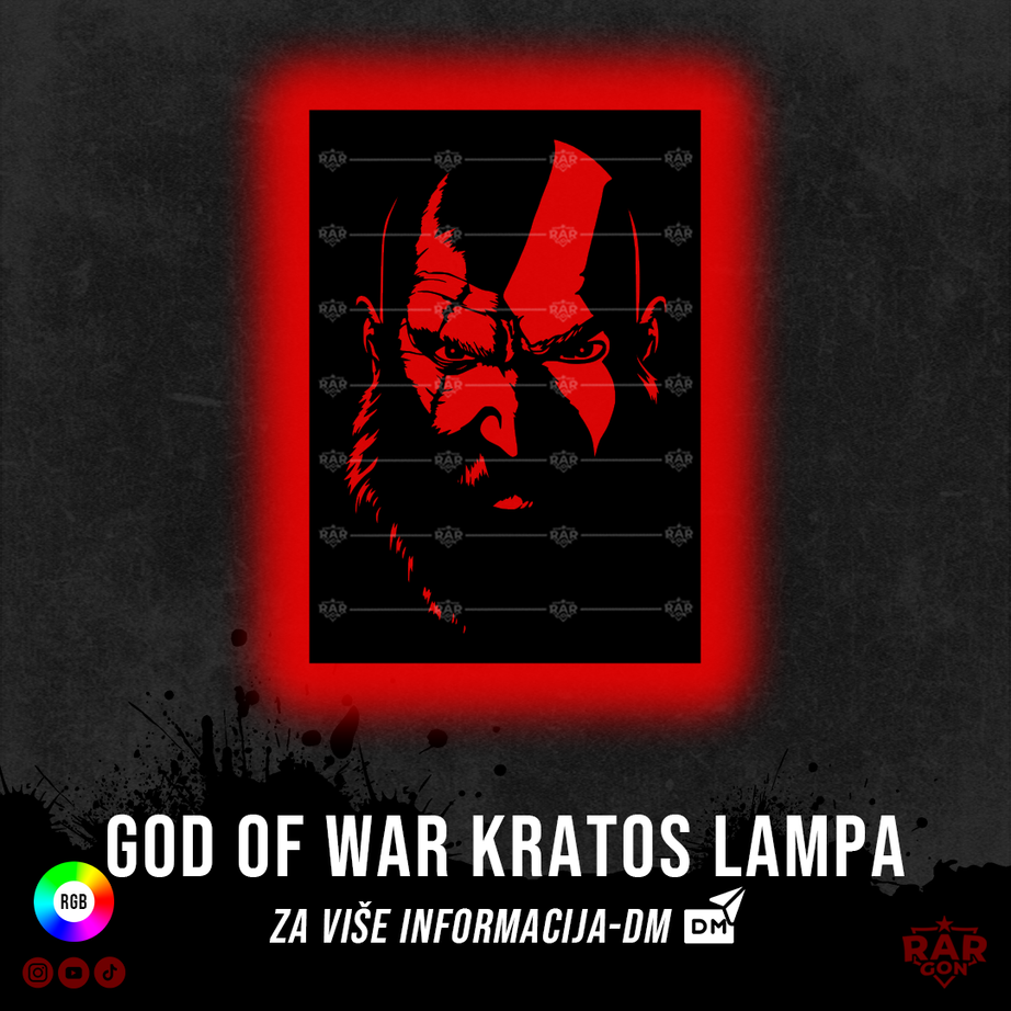 GOD OF WAR KRATOS LAMPA