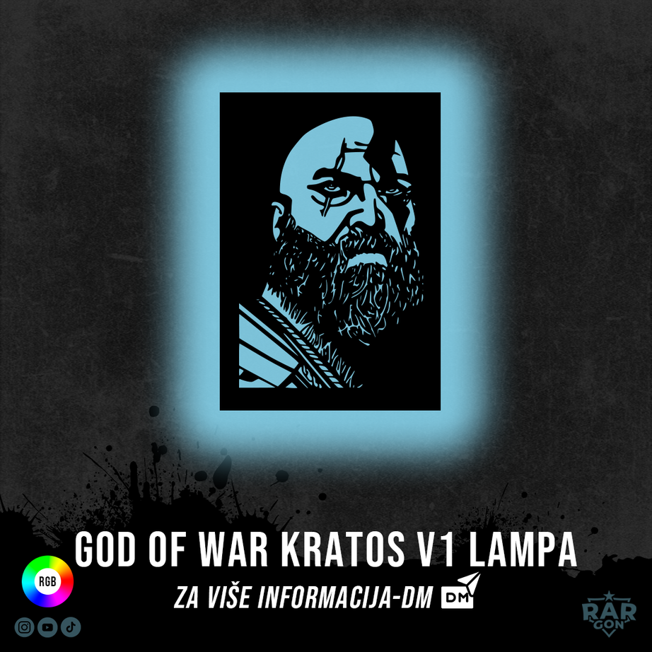 GOD OF WAR KRATOS V1 LAMPA