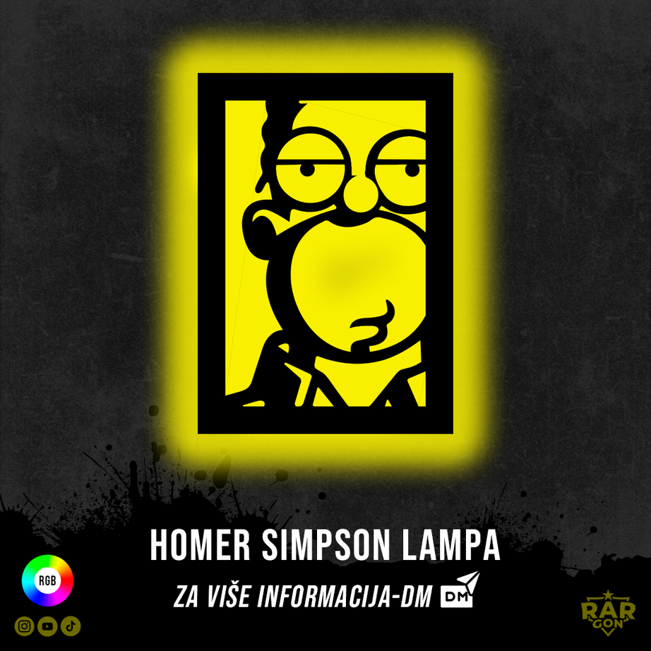 HOMER SIMPSON LAMPA