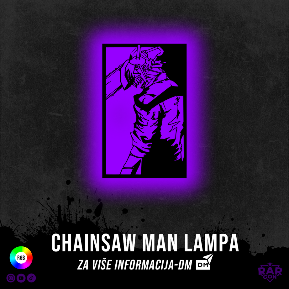 CHAINSAW MAN V1 LAMPA