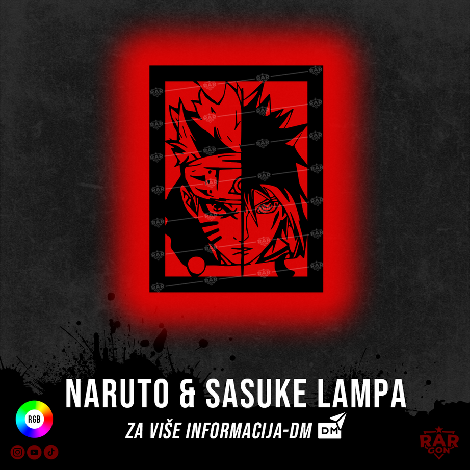 NARUTO & SASUKE LAMPA
