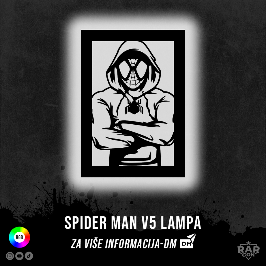SPIDER MAN V5 LAMPA 