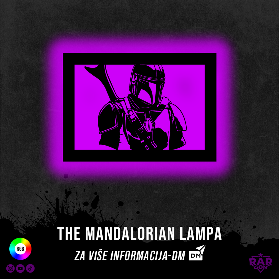 THE MANDALORIAN LAMPA