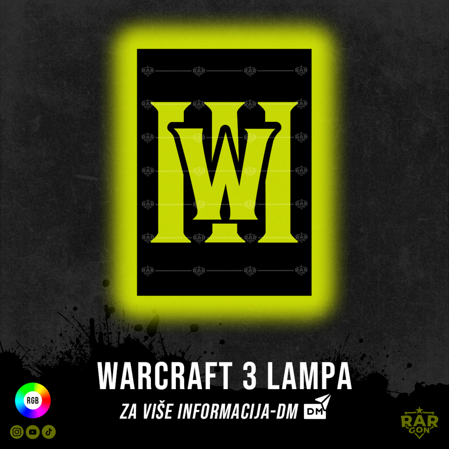 WARCRAFT 3 LAMPA 