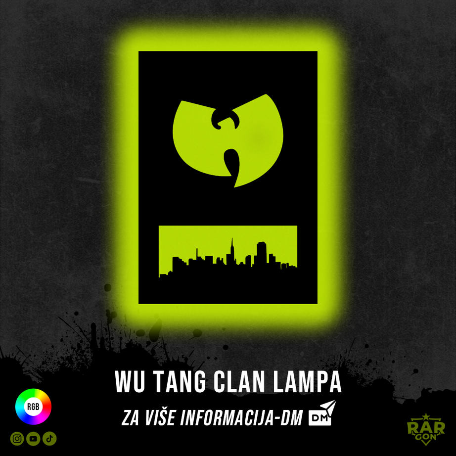 WU TANG CLAN LAMPA
